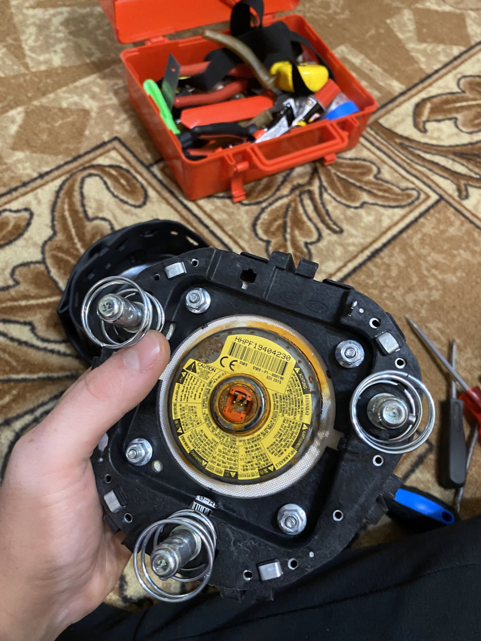 Мульти руль от Киа Рио 4 в Приору — Lada Приора седан, 1,6 л, 2009 года ...