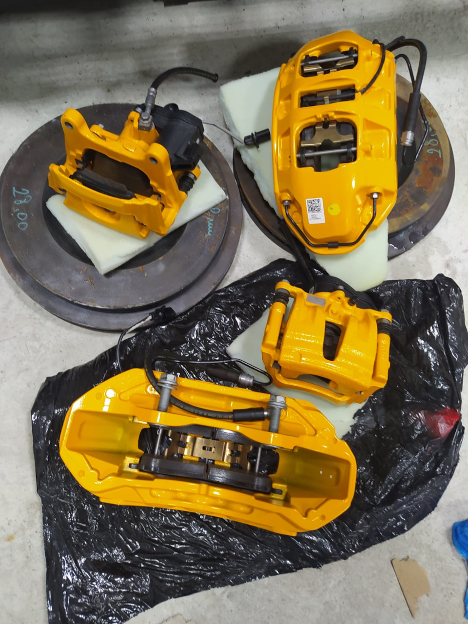 Тормоза 400/350 Touareg CR 18+ от E-tron. — Volkswagen Touareg (3G), 3 ...