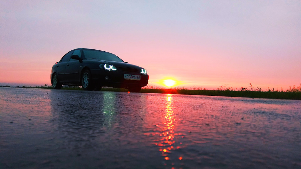 Ближный свет — KIA Spectra, 1,6 л, 2008 года | другое | DRIVE2