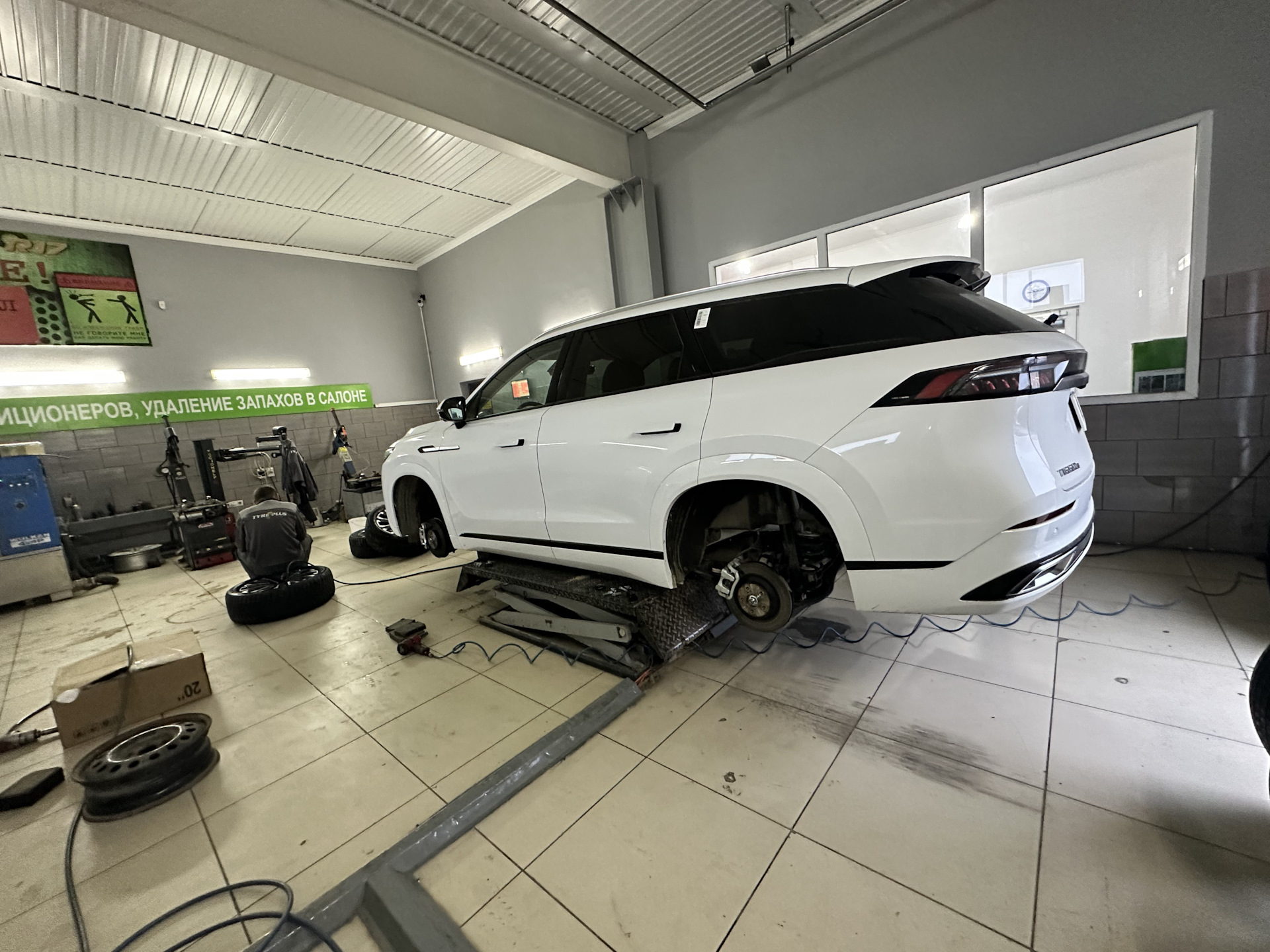 Переобувка — Chery Tiggo 9, 2 л, 2023 года | шины | DRIVE2