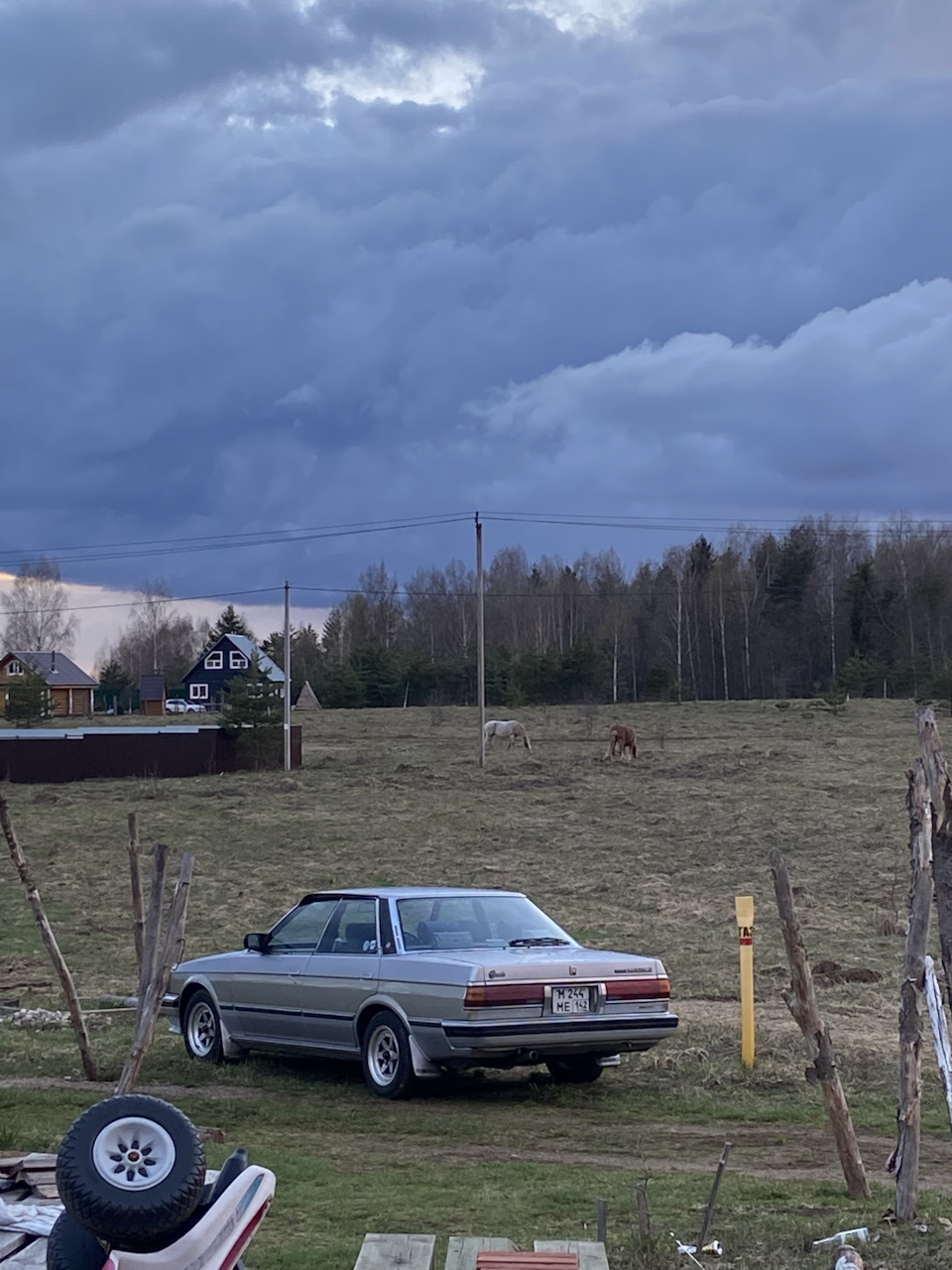 Лето 2022. Countryside — Toyota Mark II (70), 2 л, 1986 года ...