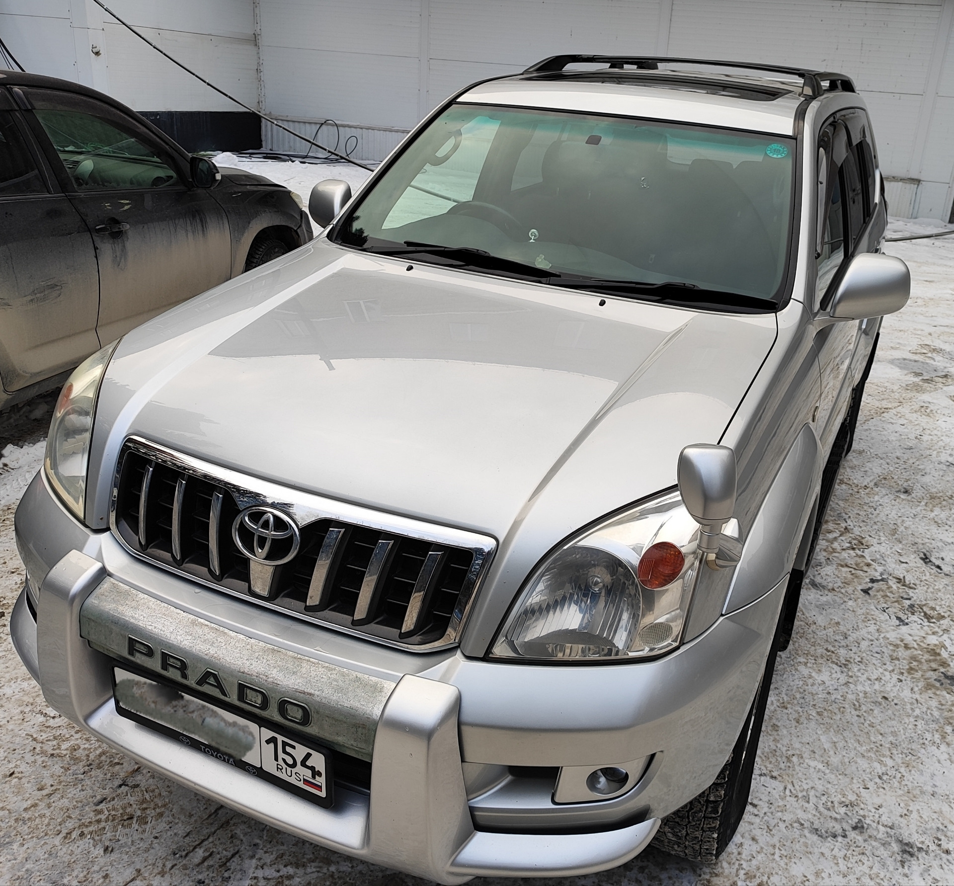 Поперечины Лексус — Toyota Land Cruiser Prado 120-series, 3,4 л, 2002 года  | аксессуары | DRIVE2