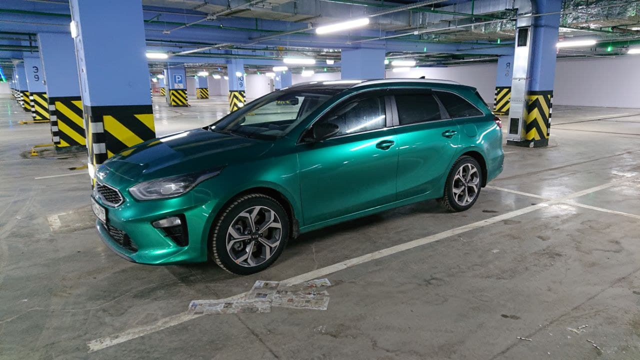 Оформление нового цвета в ГИБДД — KIA Ceed SW (3G), 1,4 л, 2020 года |  другое | DRIVE2