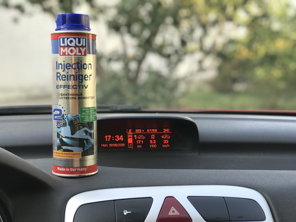 Результат использования присадки для чистки инжектора — Peugeot 307, 1 ...