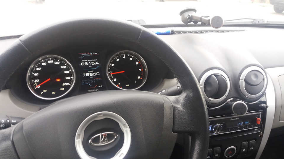 Плановое ТО и установка старых колец на дроссель. — Lada Ларгус, 1,6 л ...