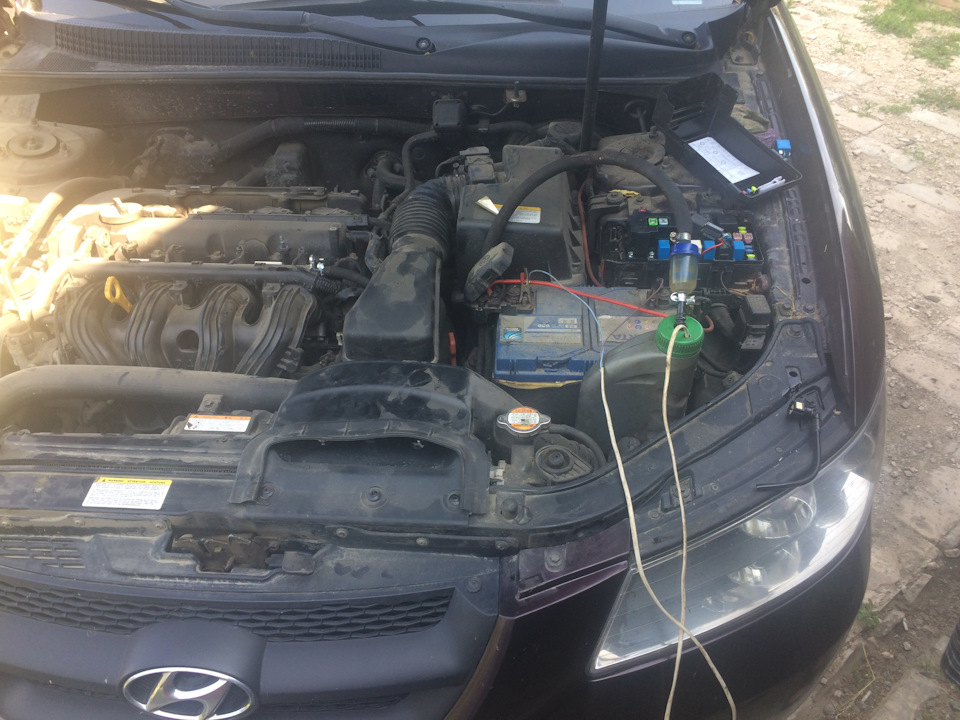 ТО 15000 или 1 год — Hyundai Sonata V (NF), 2,4 л, 2006 года | плановое ...