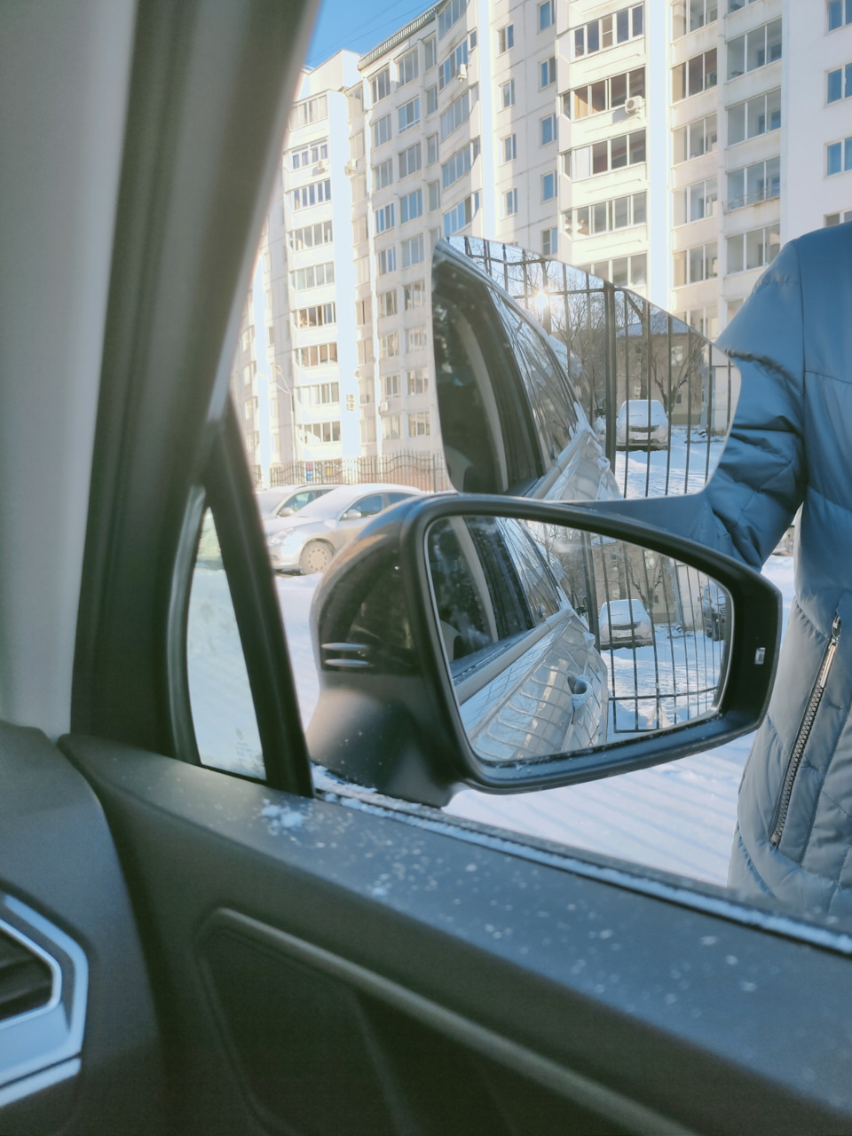 Правое асферическое зеркало — Volkswagen Tiguan (2G), 1,4 л, 2019 года ...