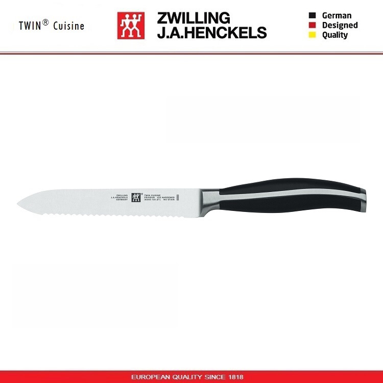 На ножах 13.03 2024. Zwilling ножи Twin Cuisine. Zwilling универсальный 13 см. Нож Zwilling Twin Cuisine 90mm. Zwilling Twin Cuisine хлебный.