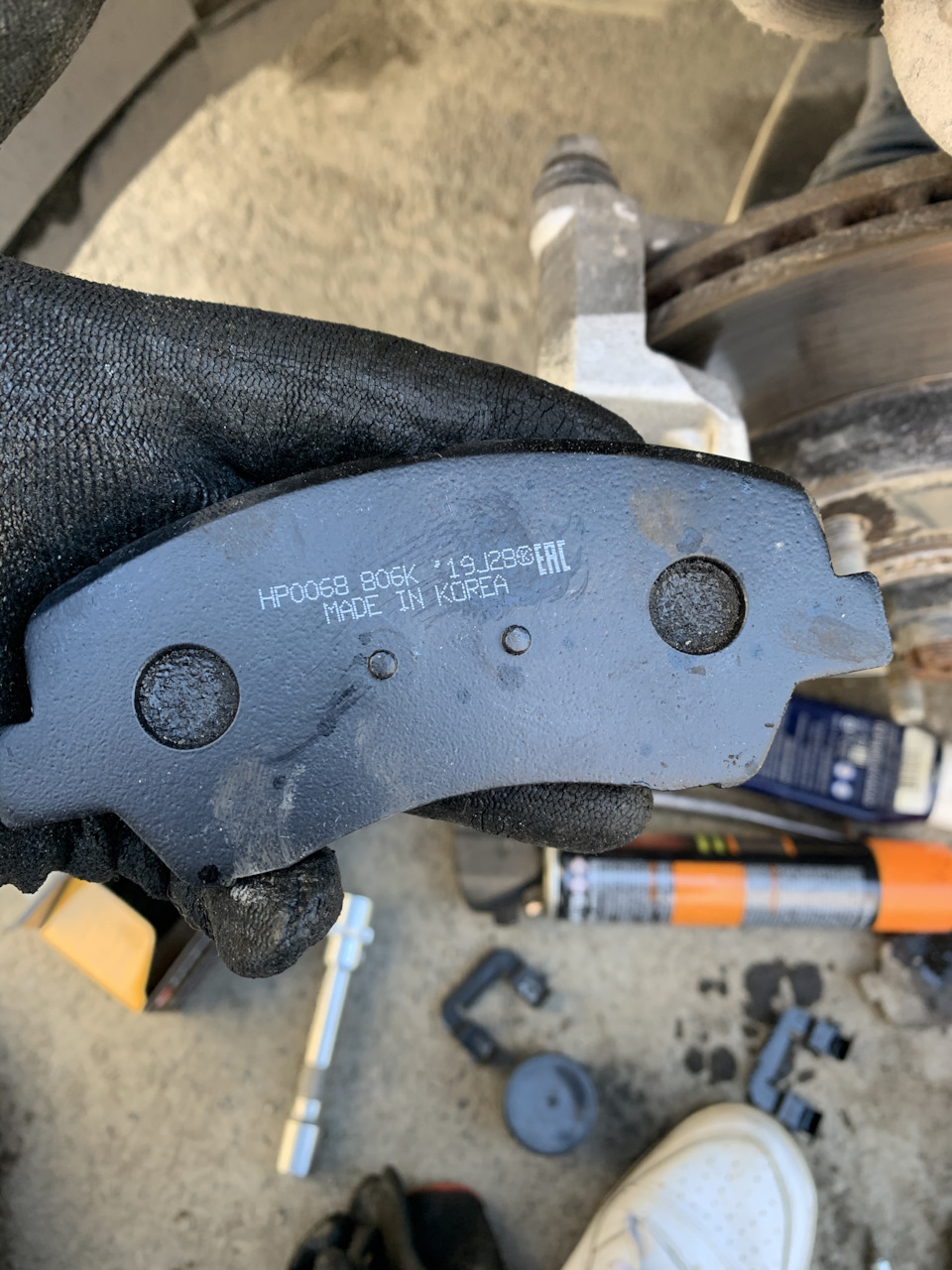HP0068 Колодки тормозные передние Hyundai Solaris 17-, Kia Rio 17 HSB ...