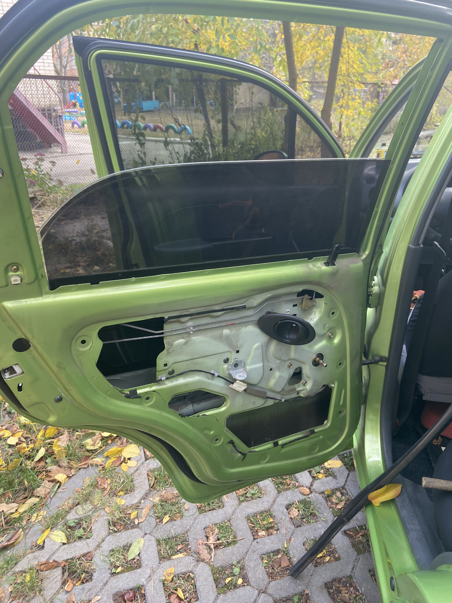 Поломка механического стеклоподъемника — Daewoo Matiz (M100, M150), 0,8 л,  2006 года | поломка | DRIVE2