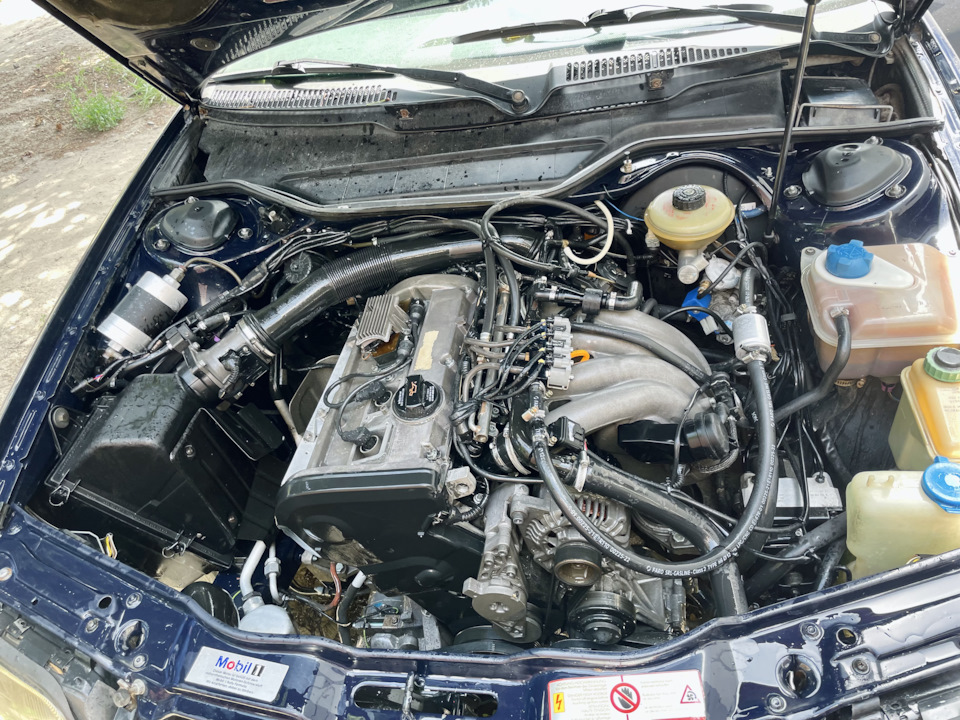 Отмываем мазуту с мотора ) — Audi A6 (C4), 1,8 л, 1996 года | мойка ...