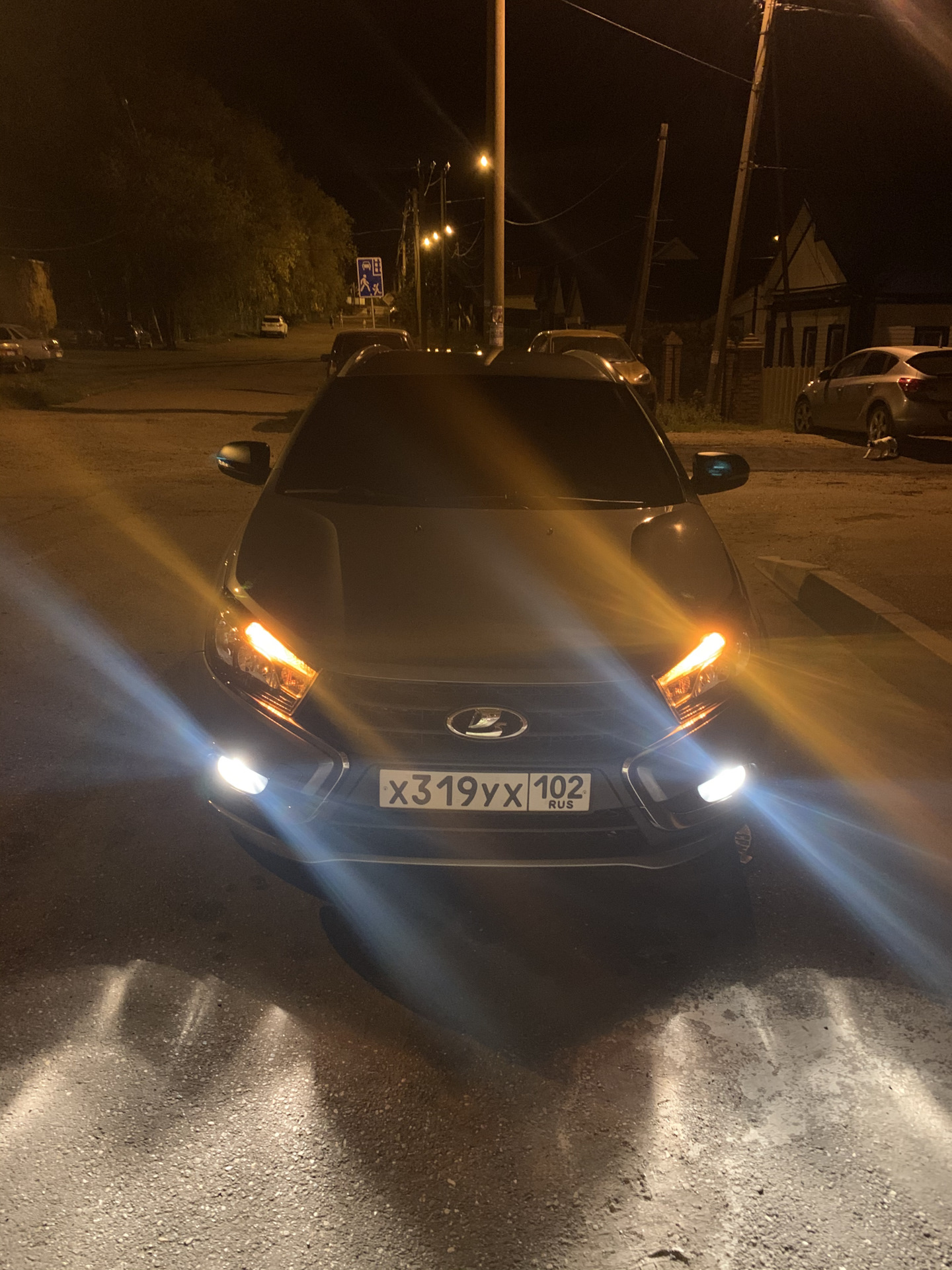 Лампы ДХО Flosser — Lada Vesta SW (1G), 1,6 л, 2019 года | аксессуары ...