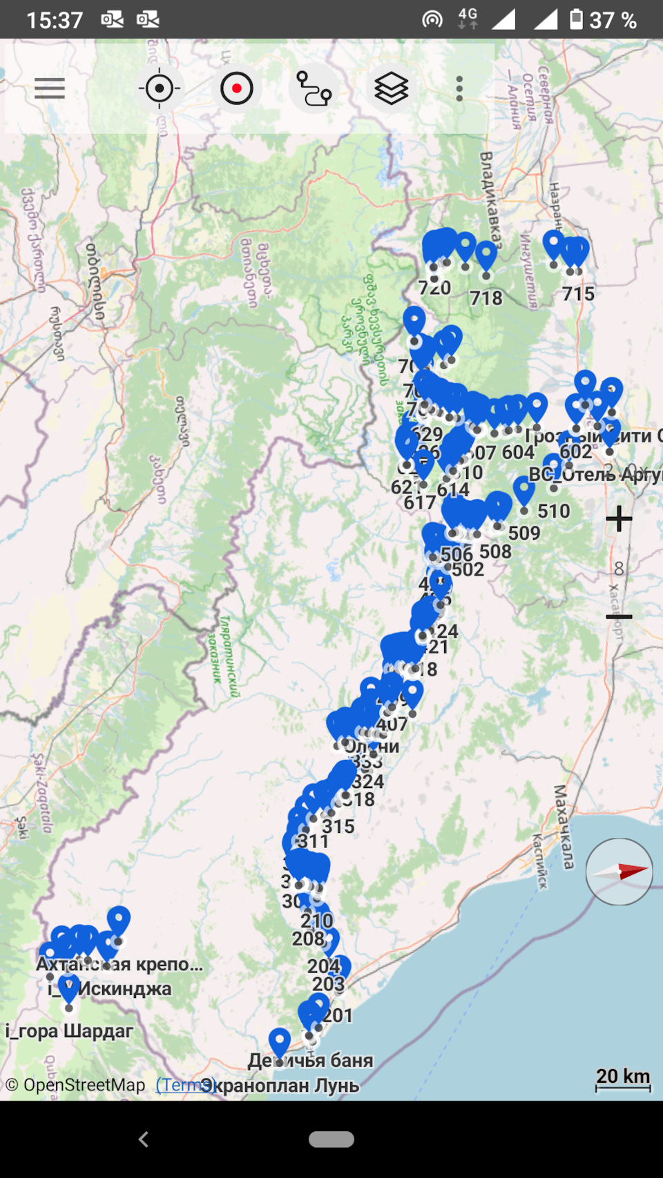 Дербент -Владикавказ — Nissan Safari (Y60). Запчасти на фото: S06508