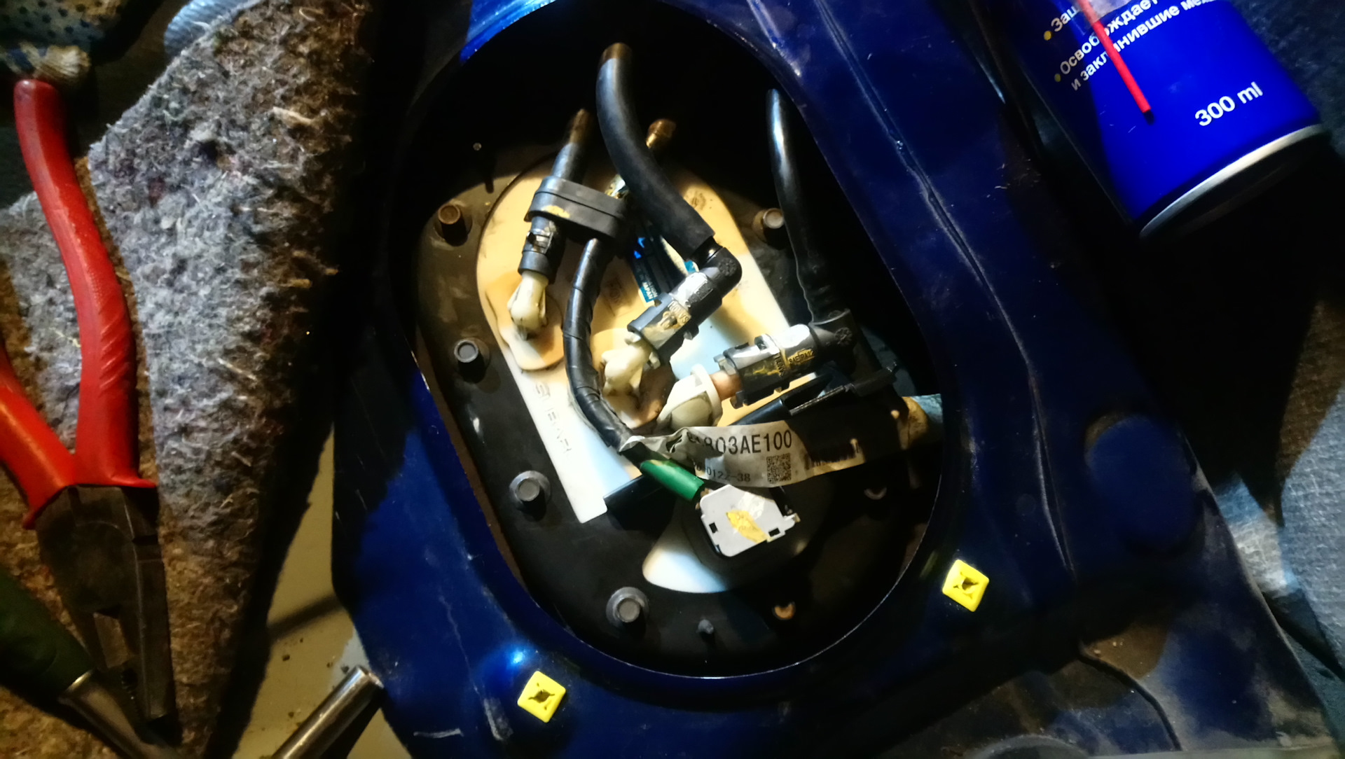 Замена топливного фильтра Subaru Legacy BLE! - Subaru Legacy (BL/BP), 3 л, 2004 