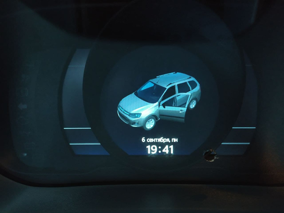 Цифровая приборная панель семейства Лада Гранта (Калина 2, Datsun ...