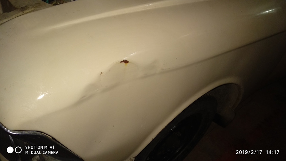 Попытка выровнять крыло — ИЖ Москвич 412, 1,5 л, 1982 года | своими ...