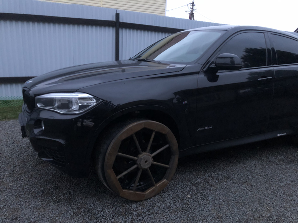 21ые от телеги 😂, на деревенском стиле. — BMW X6 (F16), 3 л, 2018 года ...