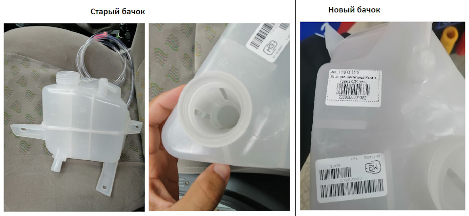 Уходит Антифриз часть 4. Какой Расширительный бачок? — Lada Калина ...