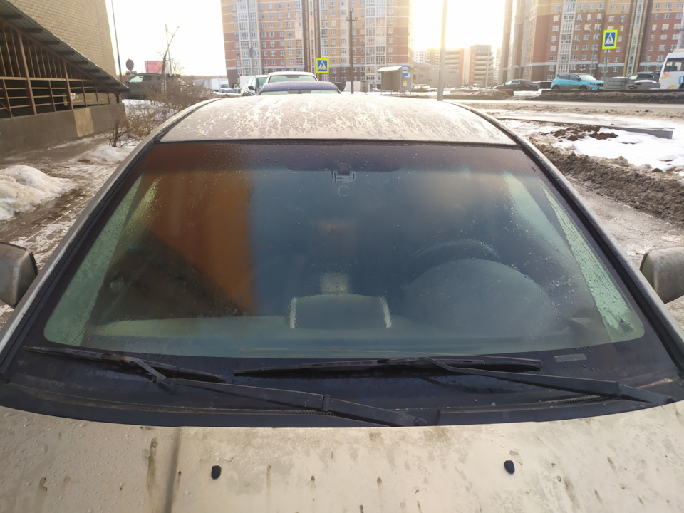 Подогрев лобового стекла ч. 2 — Mitsubishi Galant (9G), 2,4 л, 2007 ...