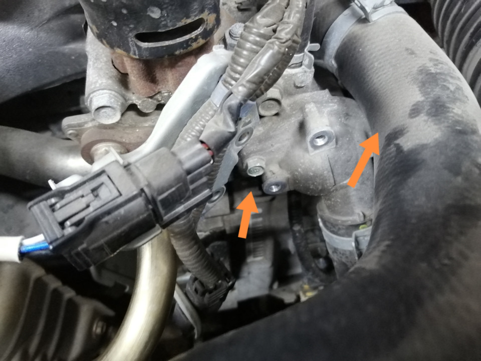 Замена термостата 82° — Honda Stream (RN6-9), 1,8 л, 2007 года | своими ...