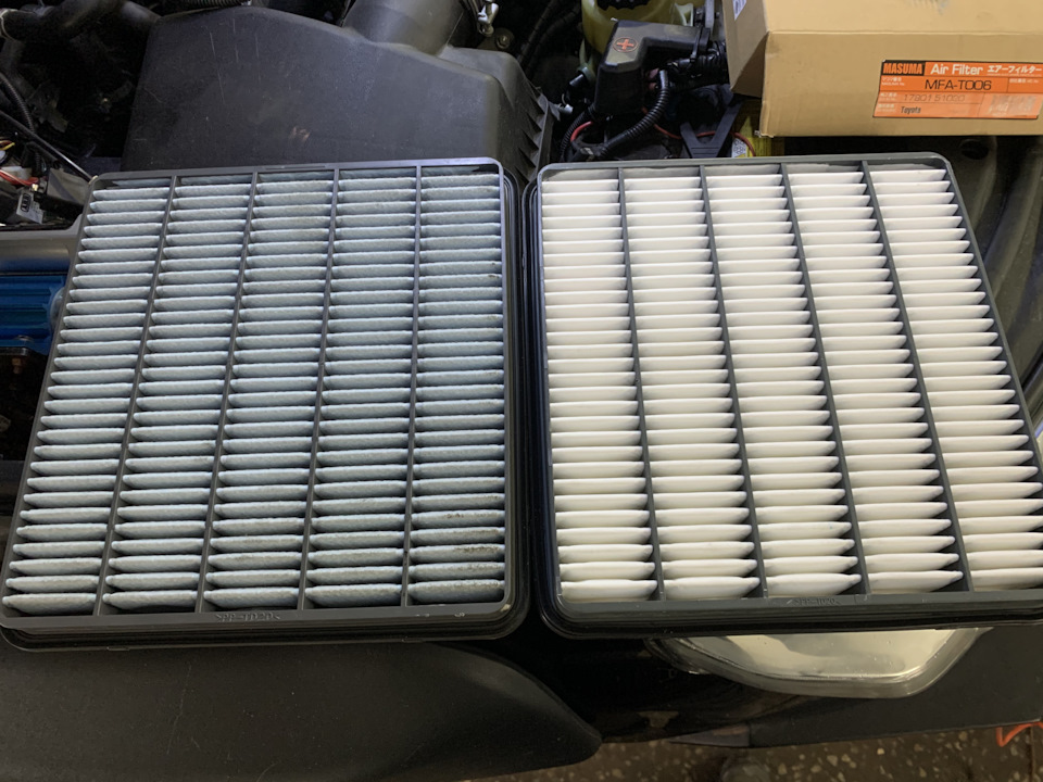 слева оригинал, справа Masuma — Toyota Land Cruiser 200. Запчасти на фото: 172412