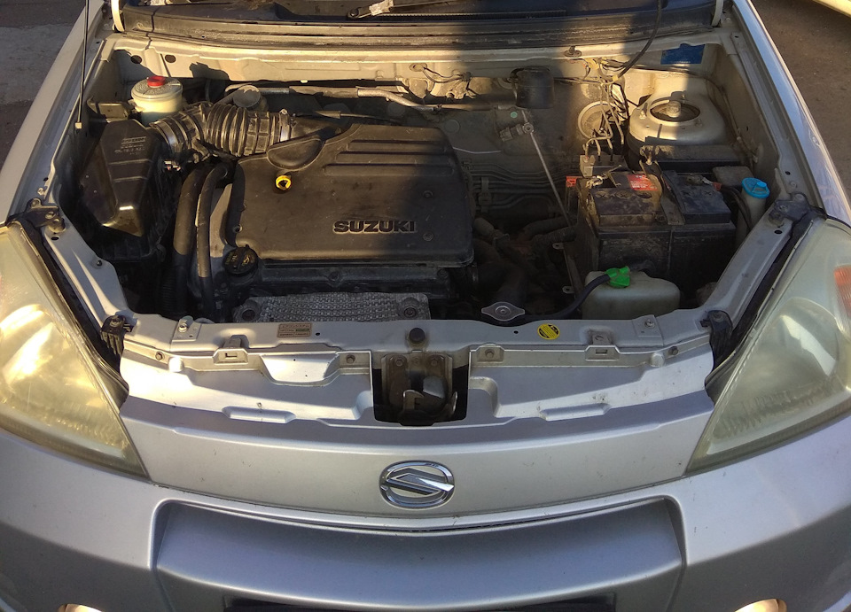 Suzuki Aerio M18A расход антифриза, замена прокладки ГБЦ. — DRIVE2