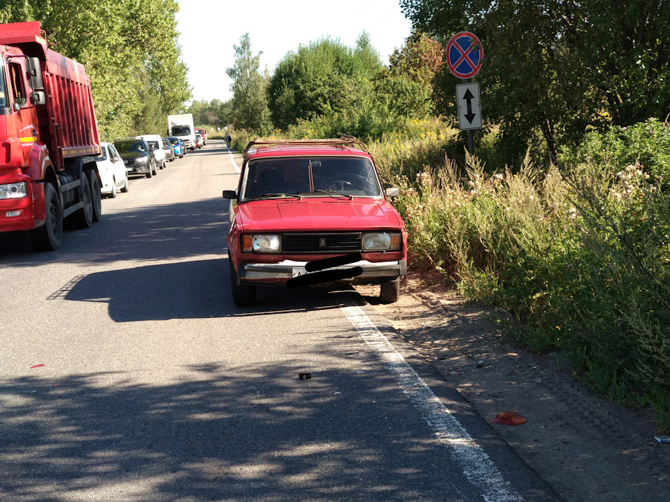 Замена стекла, на противотуманной фаре левая. — Volkswagen Passat B6, 2 ...