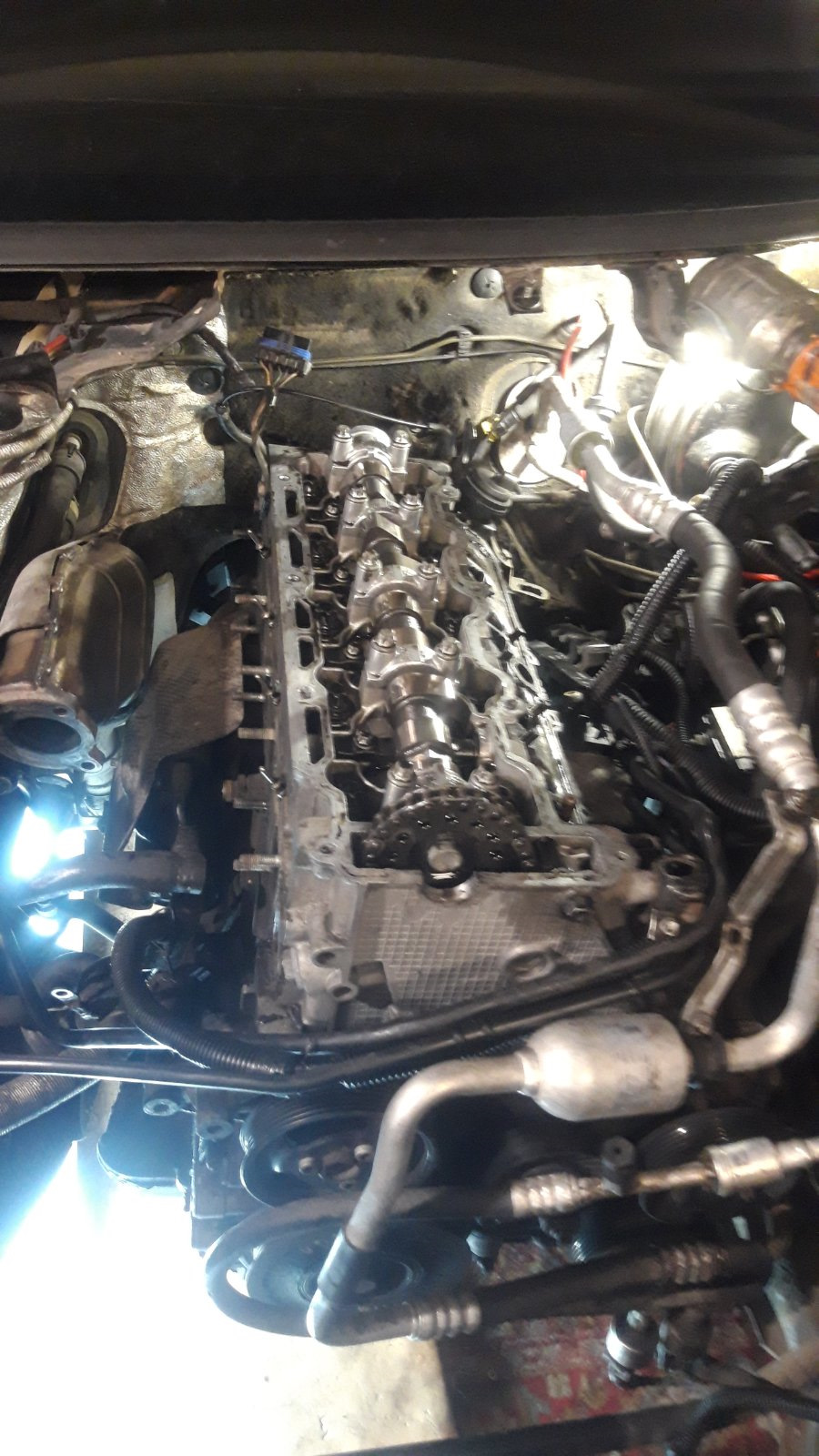 Замена прокладки лобовой крышки Y22DTH — Opel Omega B, 2,2 л, 2003 года ...