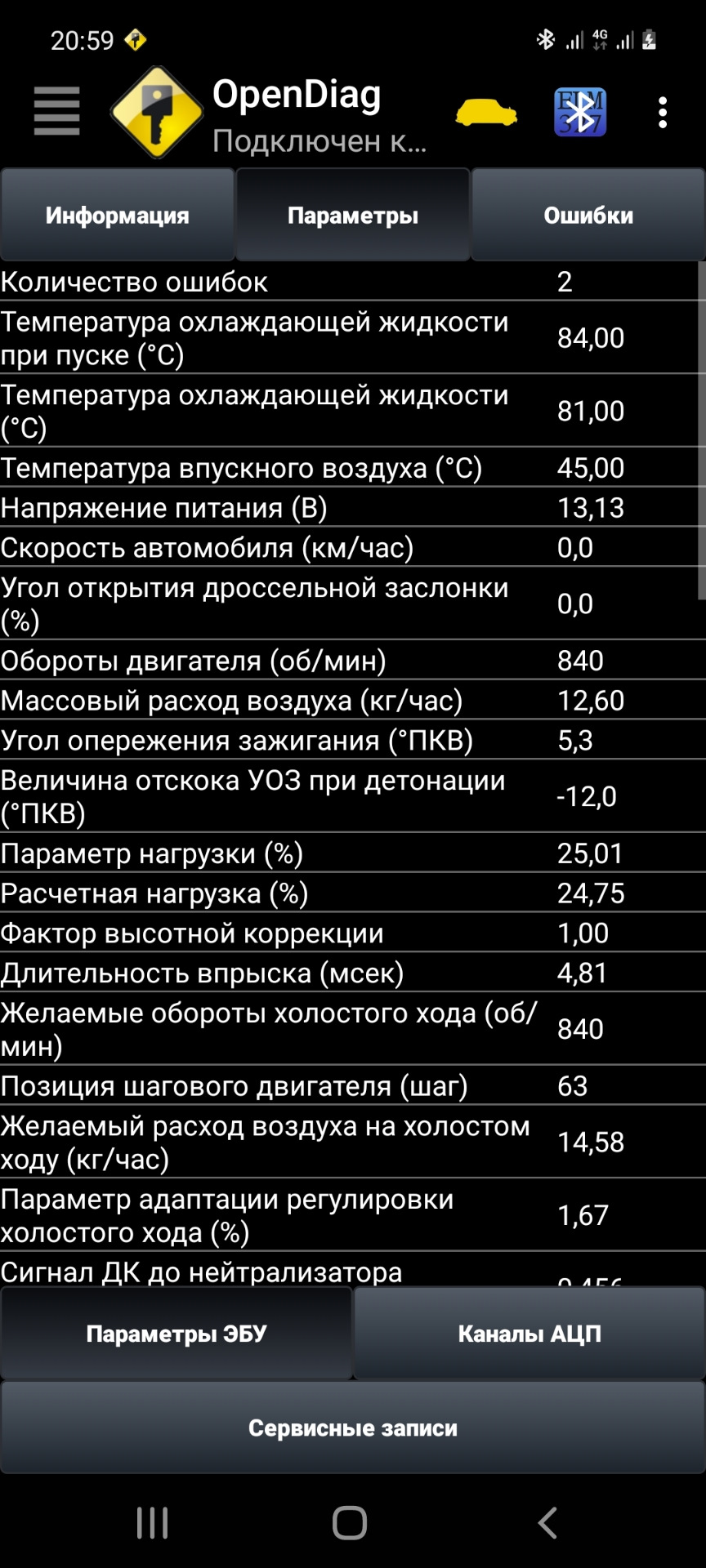 Позиция шагового двигателя — Lada 21101, 1,6 л, 2006 года | наблюдение |  DRIVE2