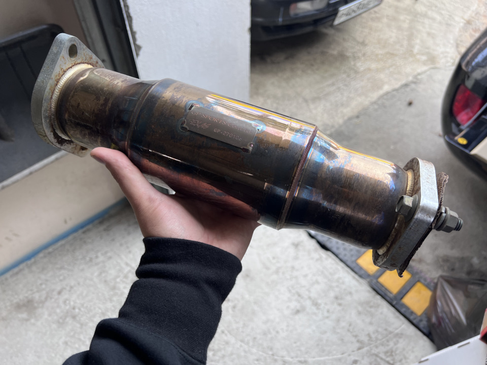 Спорт катализатор — Nissan Skyline (R33), 2,6 л, 1996 года | расходники ...