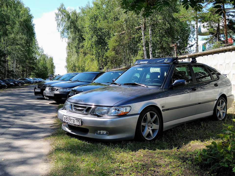 Импровизированный эко-паркинг — Saab 9-3 (1G)