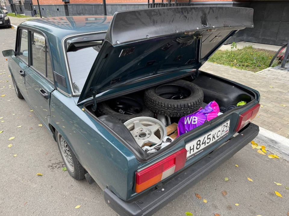 Матиз резина и кованые диски на зиму — Lada 21053, 1,5 л, 2003 года ...