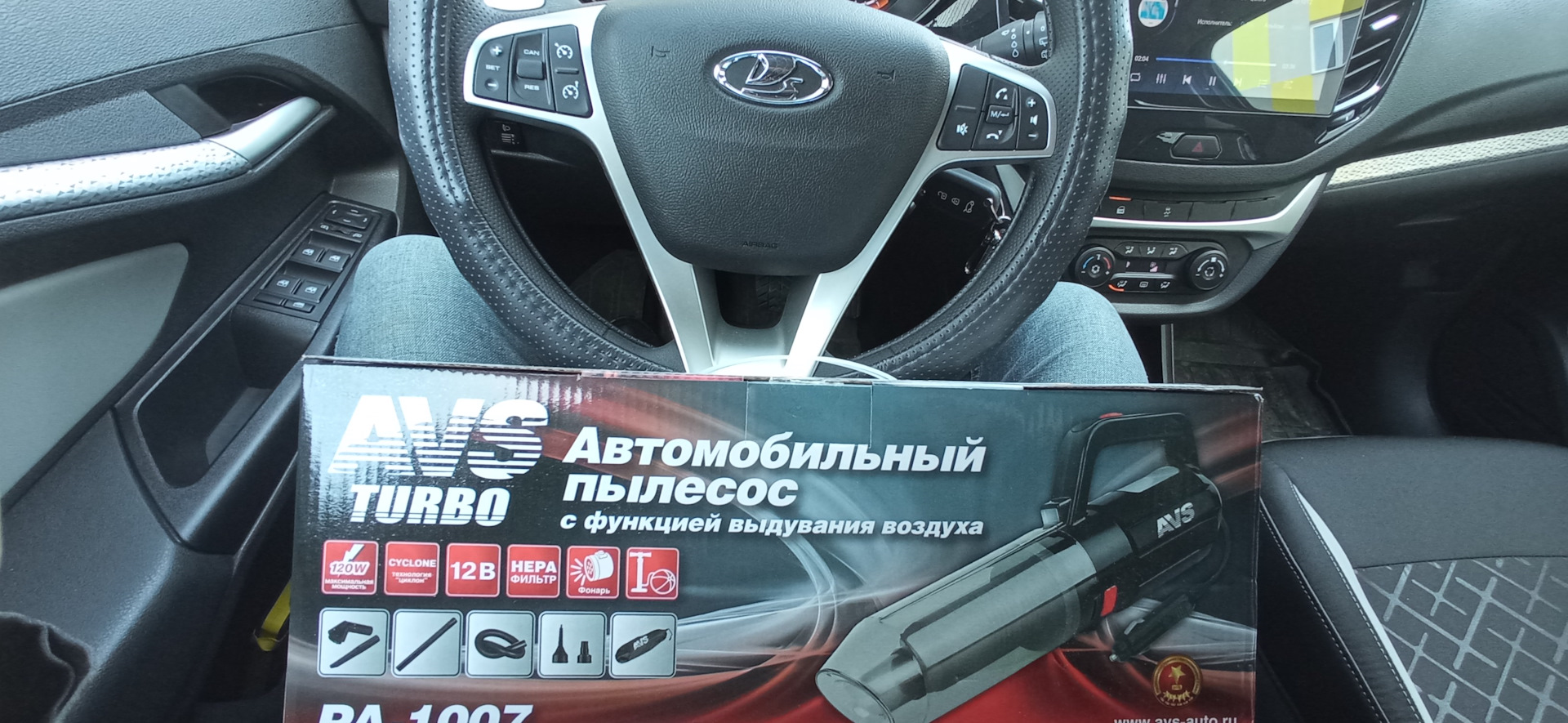 Автомобильный пылесос AVS PA-1007 — Lada Vesta SW Cross (1G), 1,6 л ...