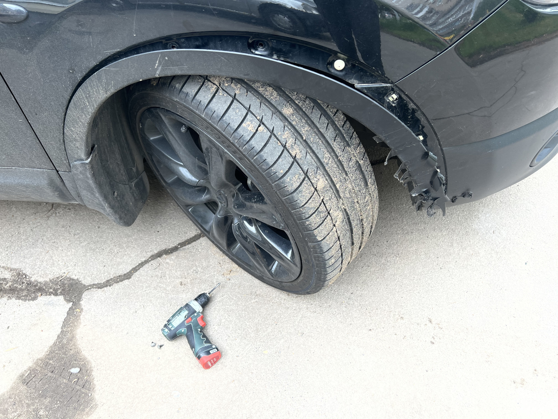 Накладка крыла Sat STDT65016M1 — Nissan Qashqai (1G), 2,5 л, 2013 года ...
