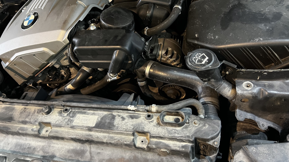 Натяжитель ремня — BMW 5 series (E60), 3 л, 2006 года | визит на сервис ...