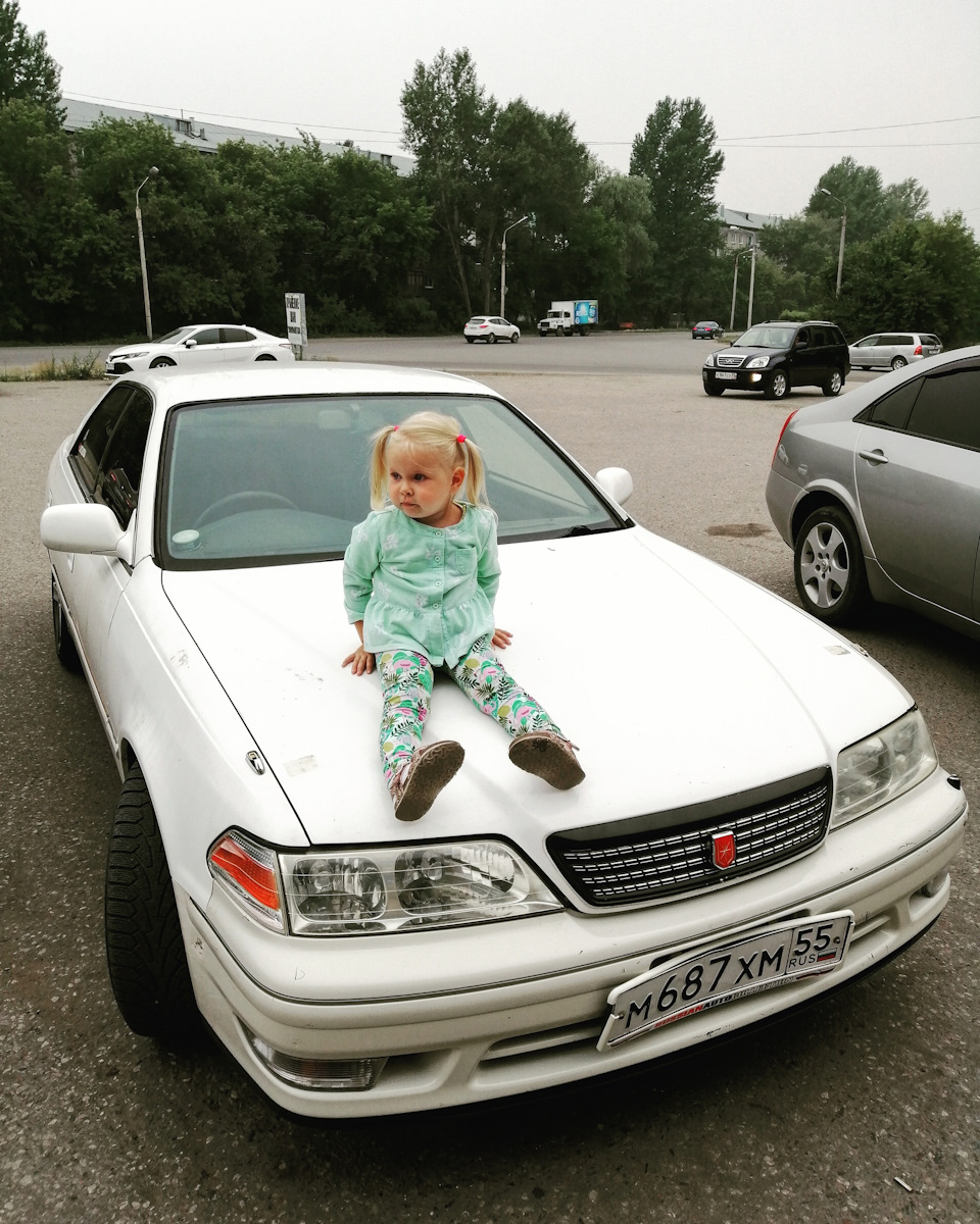 Друг в беде не бросит. ДТП. — Toyota Mark II (100), 2 л, 1997 года | ДТП |  DRIVE2