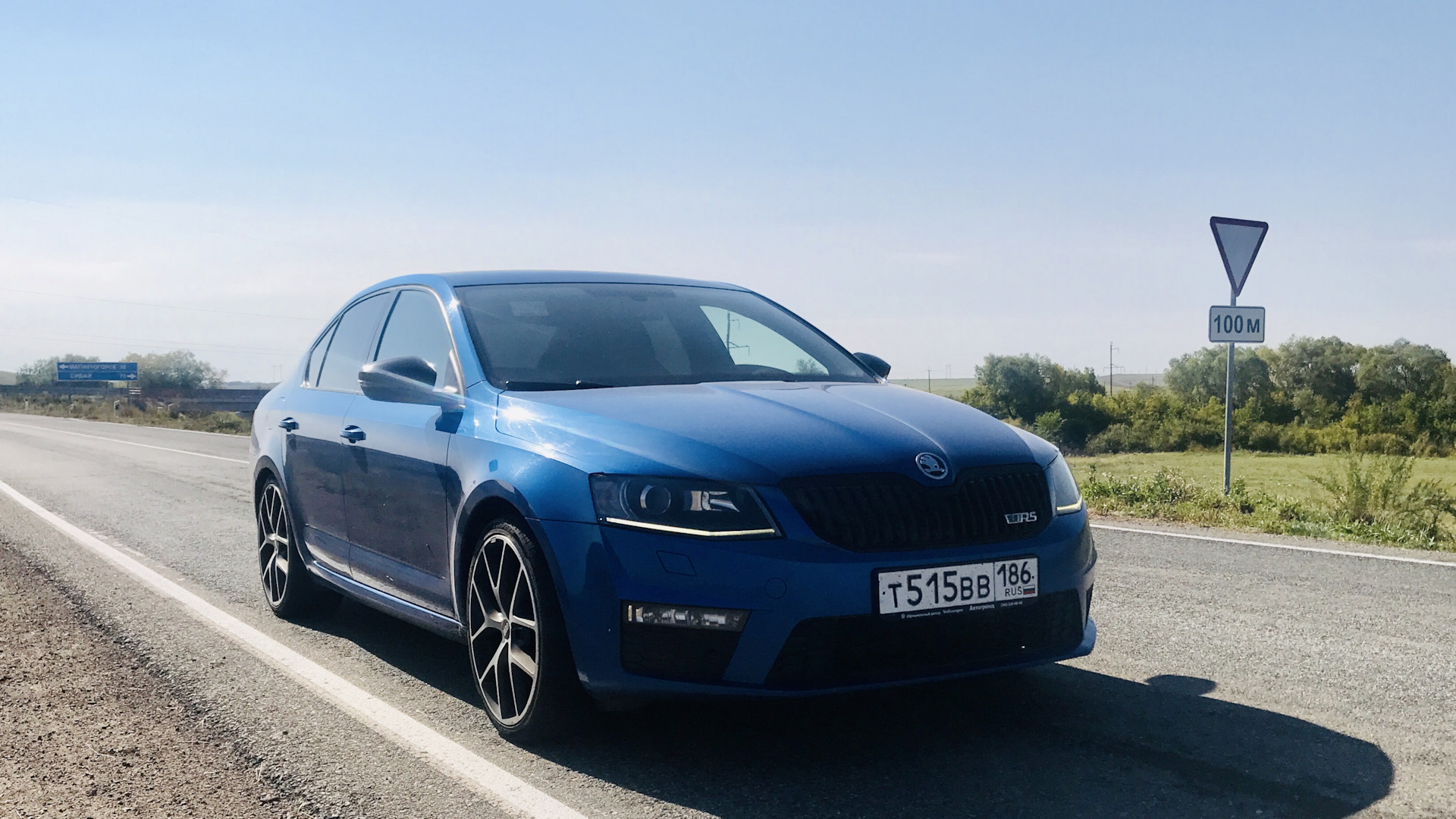 Skoda Octavia RS A7 Mk3 2.0 бензиновый 2014 | Синяя рысь на DRIVE2