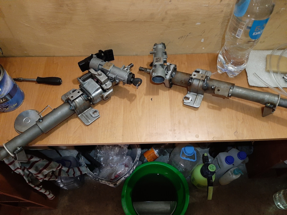 Установка регулируемой колонки, замена сальника распредвала и опять ...