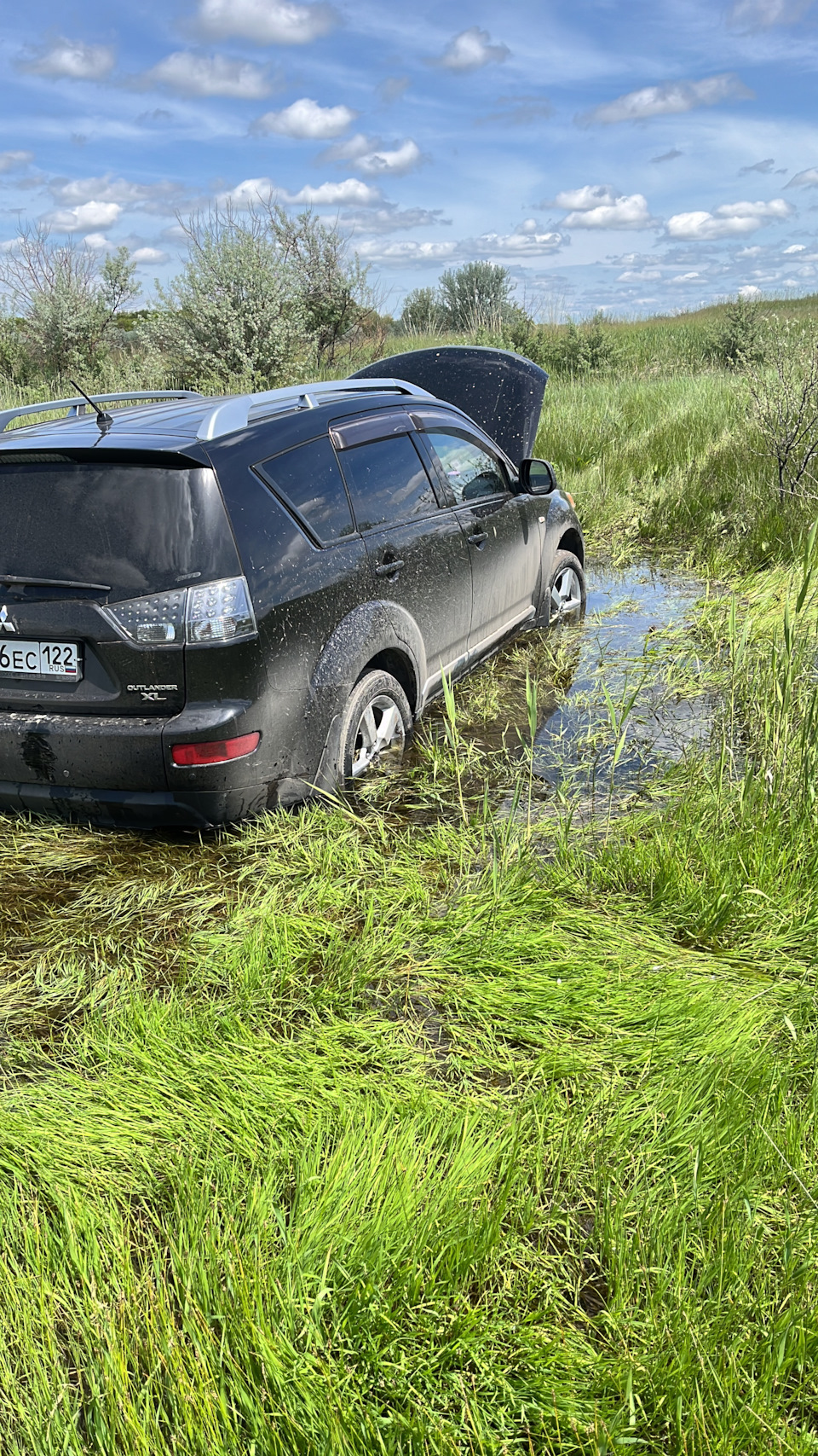 Съездил на рыбалку — Mitsubishi Outlander XL, 2,4 л, 2008 года | покатушки  | DRIVE2