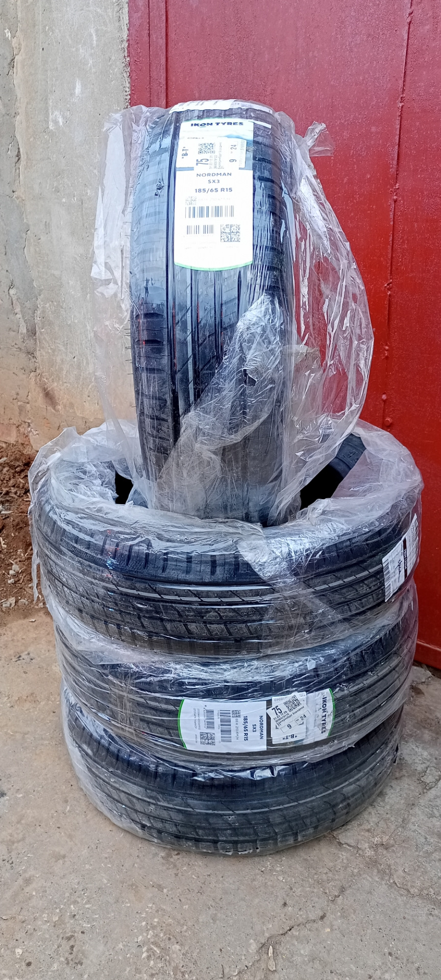 Новая резина — KIA Rio (3G)