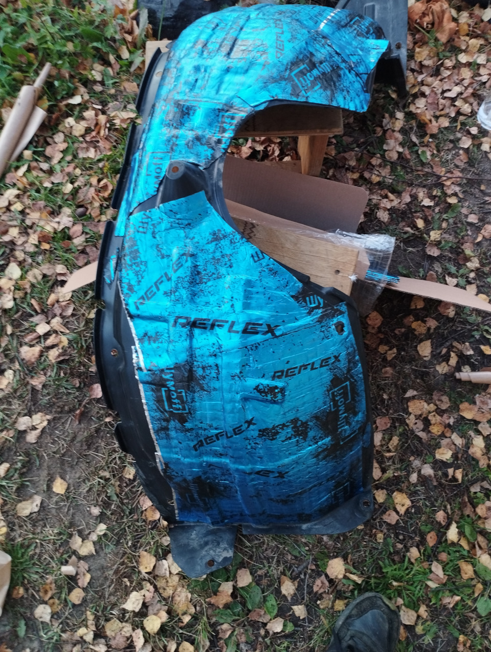 Шумка передних арок — Changan CS35 Plus (2021), 1,4 л, 2023 года ...