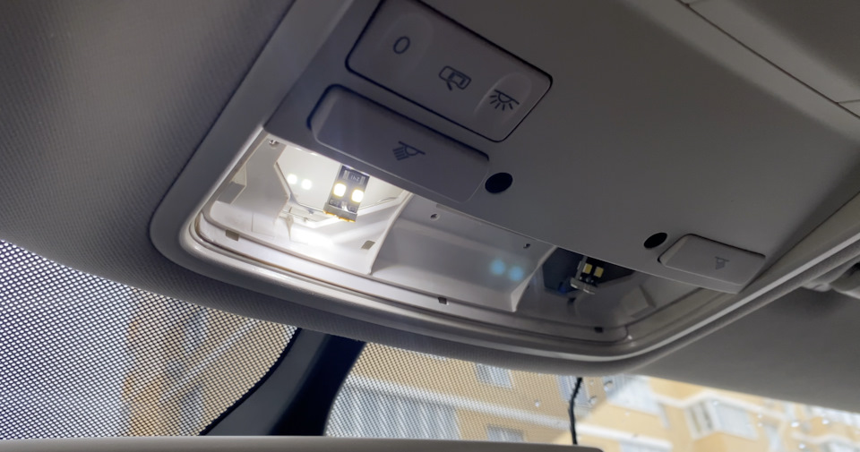 Диодная подсветки салона — Volkswagen Passat CC, 1,8 л, 2012 года ...