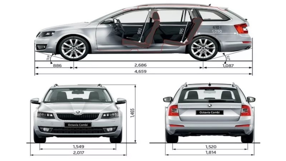 Проставки задних ступиц, или колея теперь ровная. — Skoda Octavia A7 ...