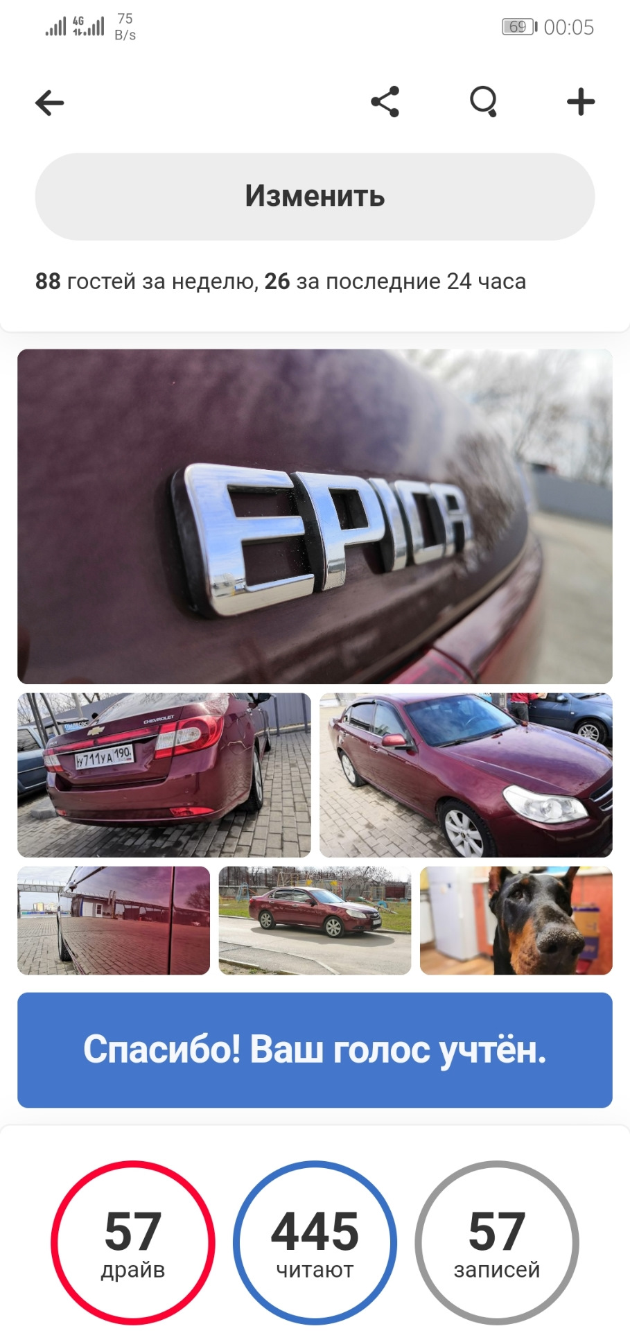 Первый раз 🤩🤩выборы — Chevrolet Epica, 2 л, 2008 года | рейтинг и  продвижение | DRIVE2