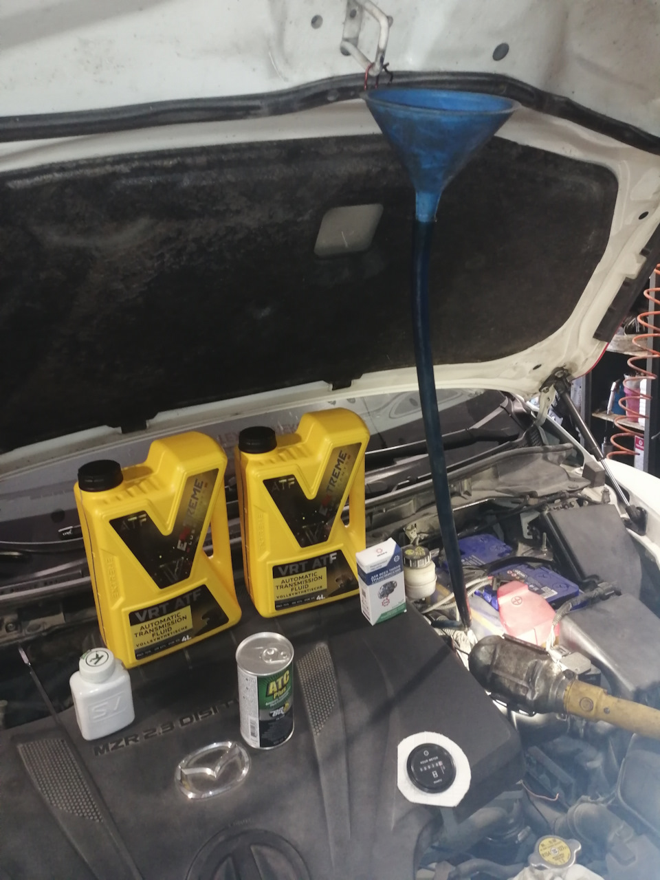 Замена тех. жидкостей. — Mazda CX-7, 2,3 л, 2012 года | плановое ТО ...