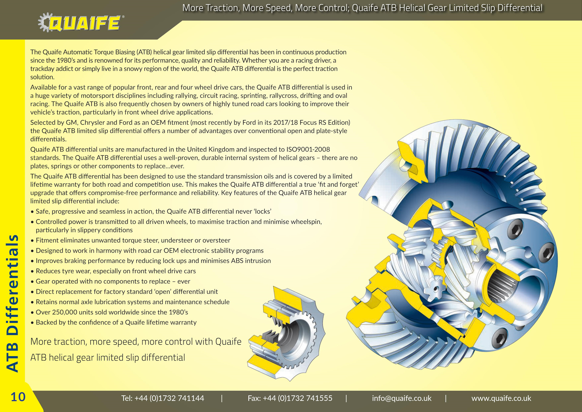 Самоблокирующиеся дифференциалы Torsen и Quaife, моё видение. — Toyota