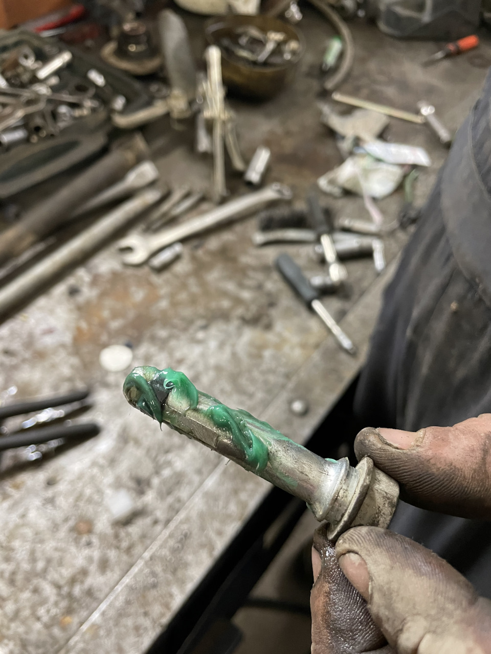 Смазали — Toyota Camry (XV70)