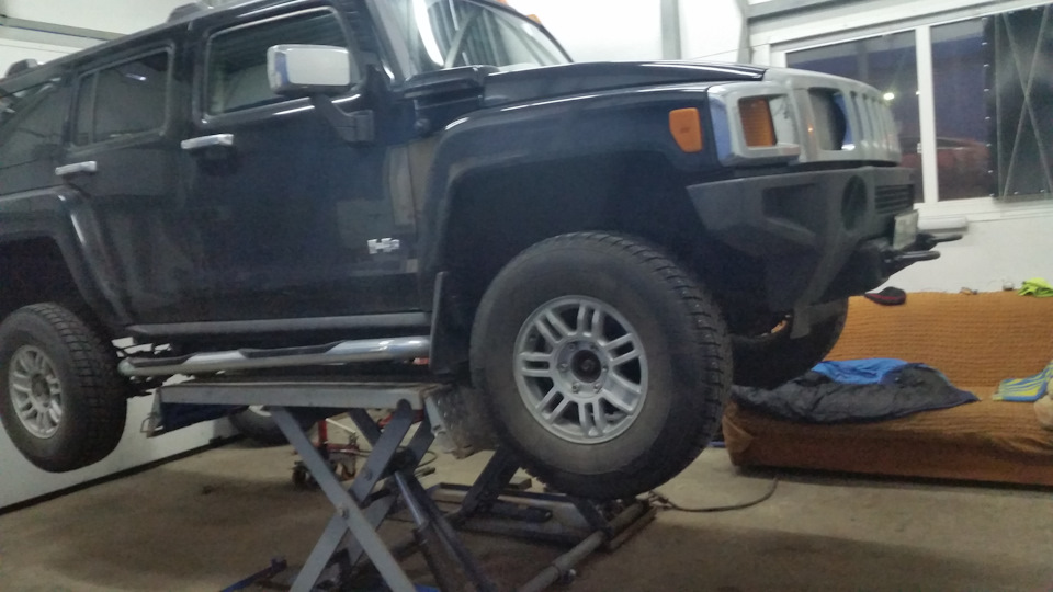 Замена листа рессоры. — Hummer H3, 3,7 л., 2008 года | своими руками ...