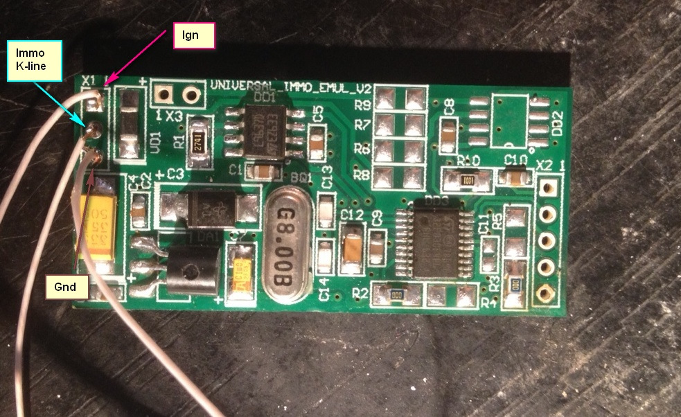 Эмулятор иммобилайзера тойота своими руками