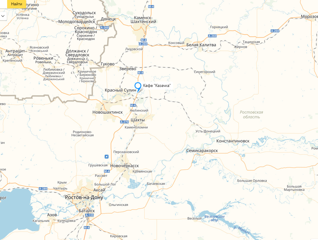 Карта лихая каменск шахтинский